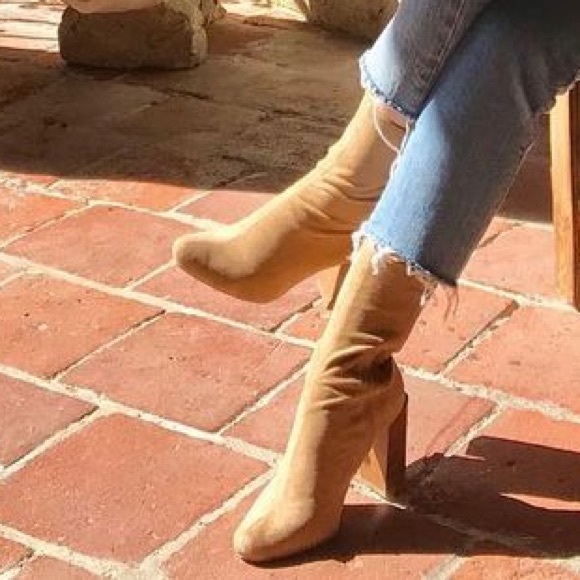 Jeffery Campbell Brown suede high heel booties - Picture 5 of 5